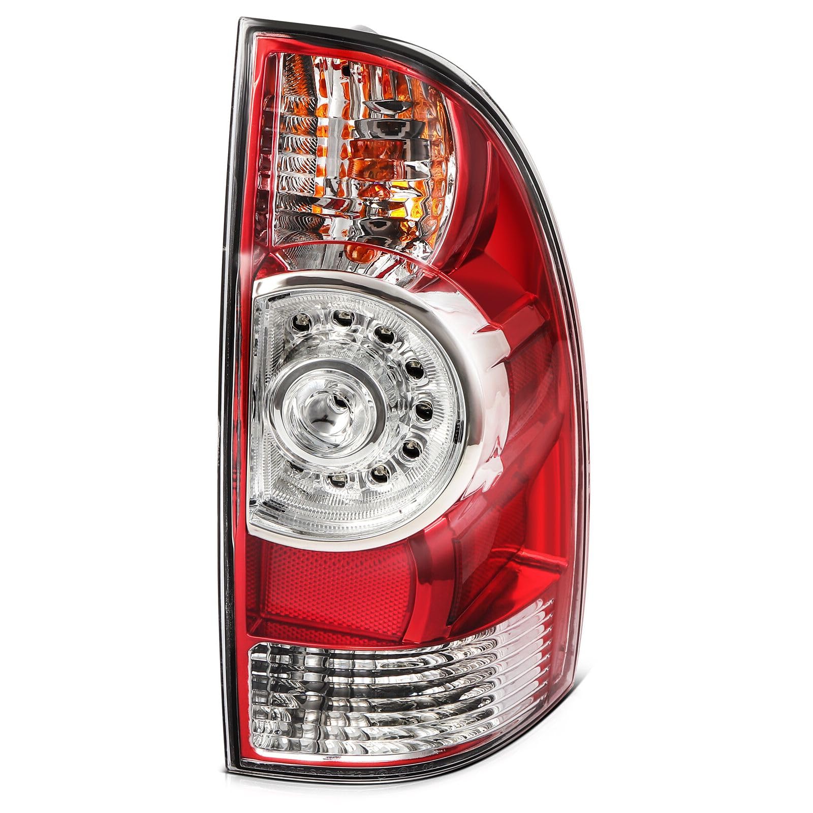 Tail Light Clear Lens Red Housing for Toyota Tacoma 2005-2015 image 5