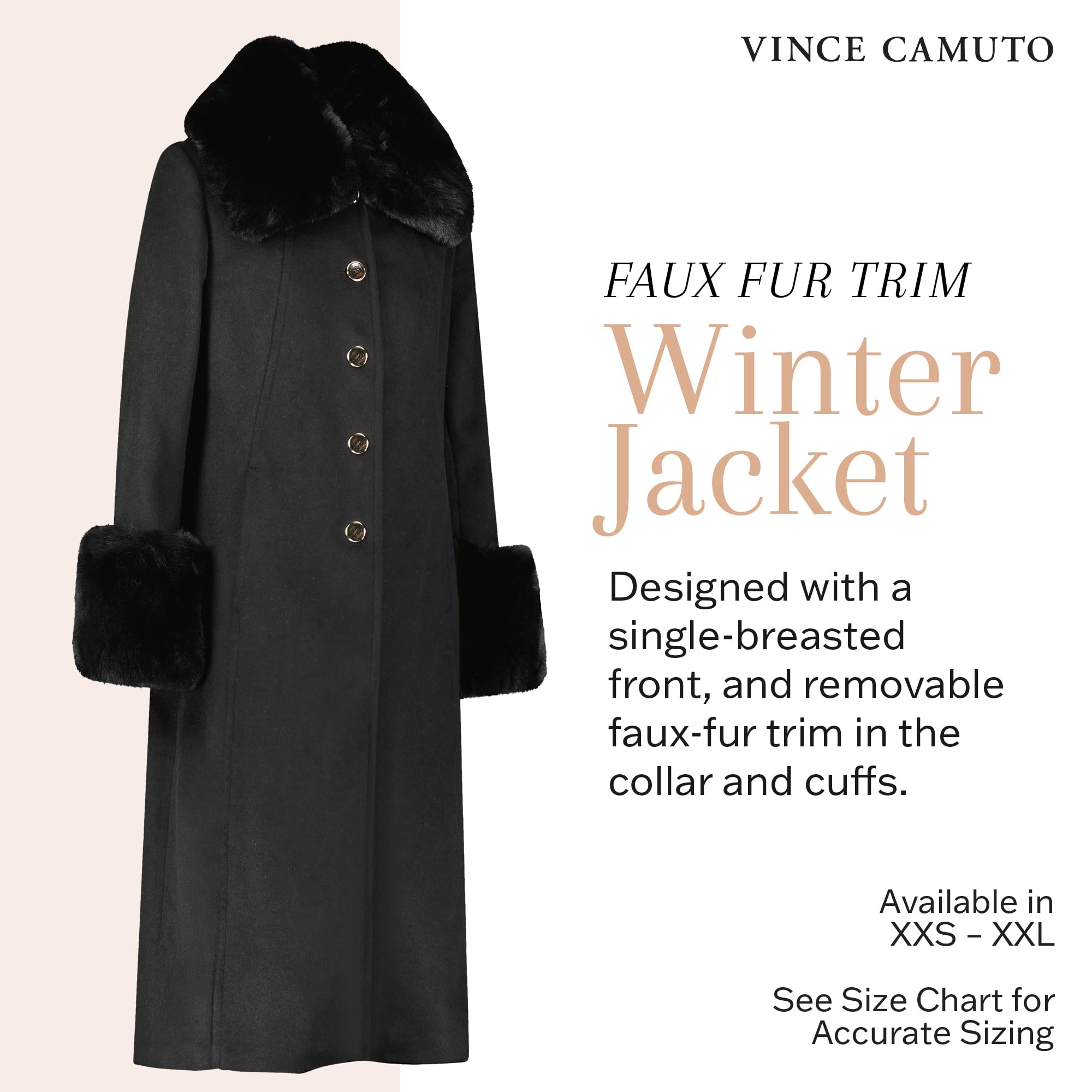 Wool Coat Vince Camuto Fur Jacket Vince Camuto Trench Coat Women