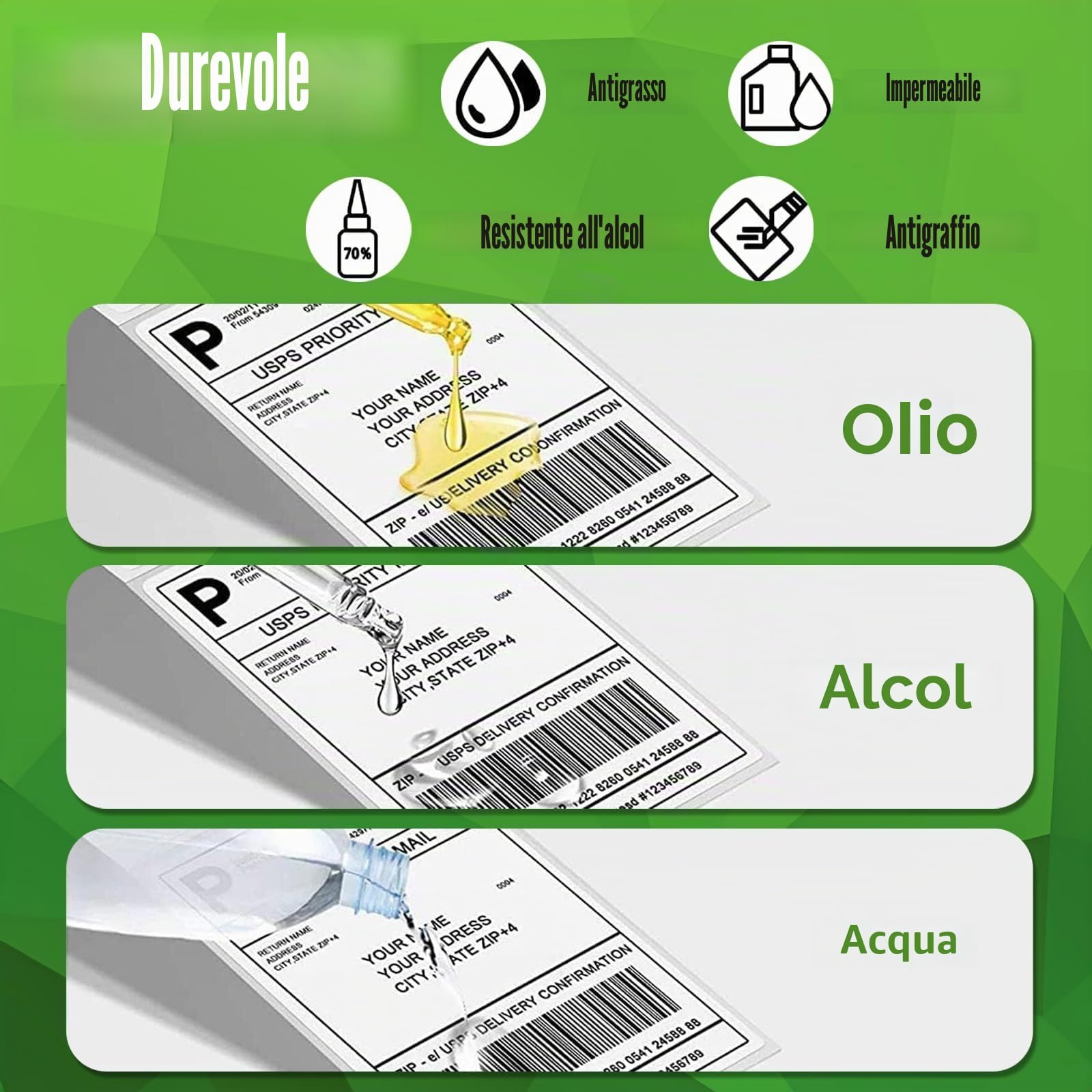 Printing Pleasure 20 x 99014 Rotoli Etichette adesive compatibile per Dymo LabelWriter & Seiko Stampante per Etichette | 54mm x 101mm | 220 Etichetta per Rotolo