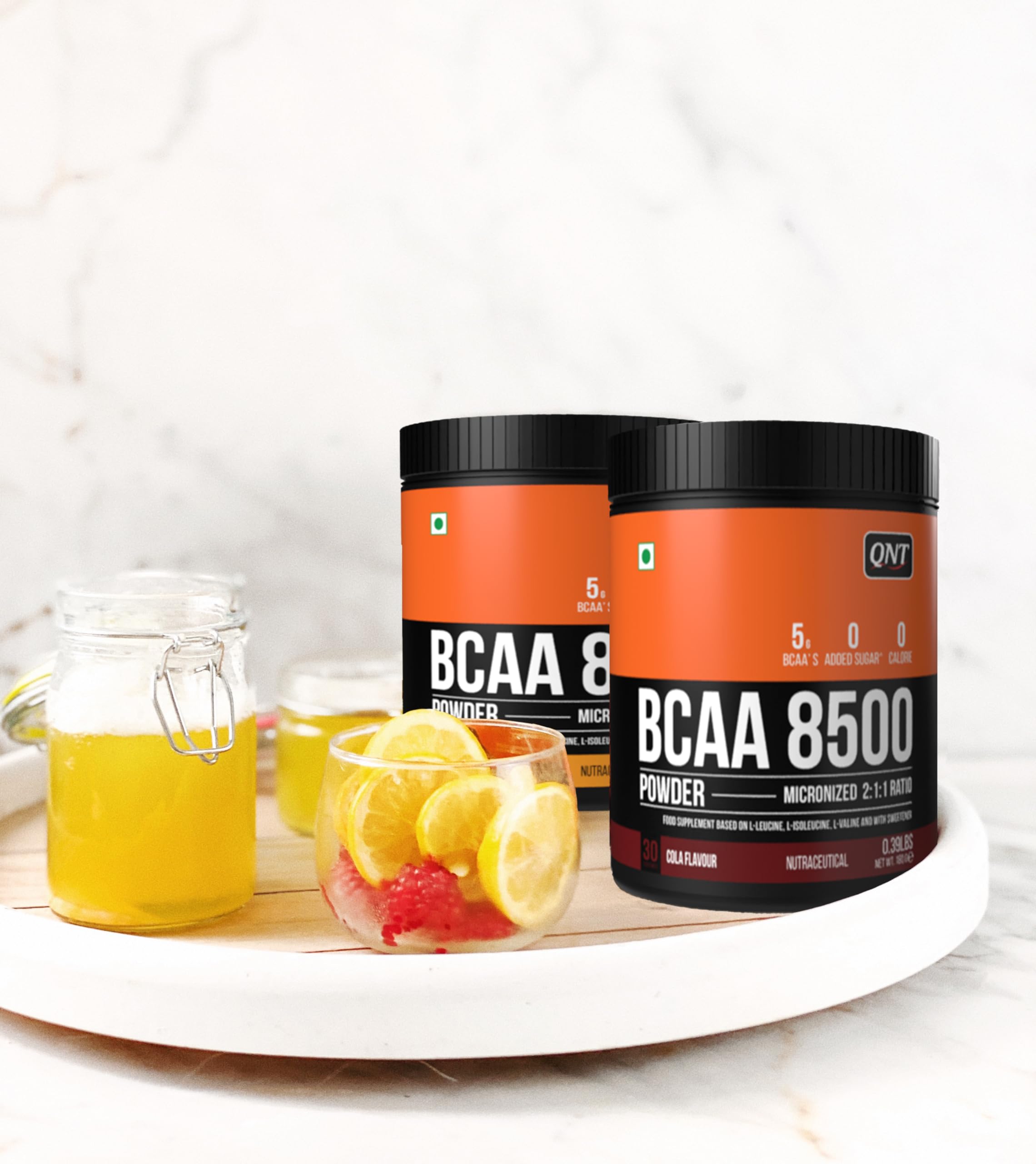 QNT BCAA 8500 | 180g | 30 Servings | Cola Flavour | 2500mg L-Leucine, 1250mg L-Isoleucine, 1250mg L-Valine | Hydration & Muscle Recovery Supplement | Pre/Post Workout for Strength & Stamina — Amazon image 4