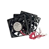 RANIT 4 Pcs 60mm x 60mm x 15mm 6015 DC Cooling Fan 12V 2 Pin Fan for 3D Printer Computer Case Fan (6015-12V)