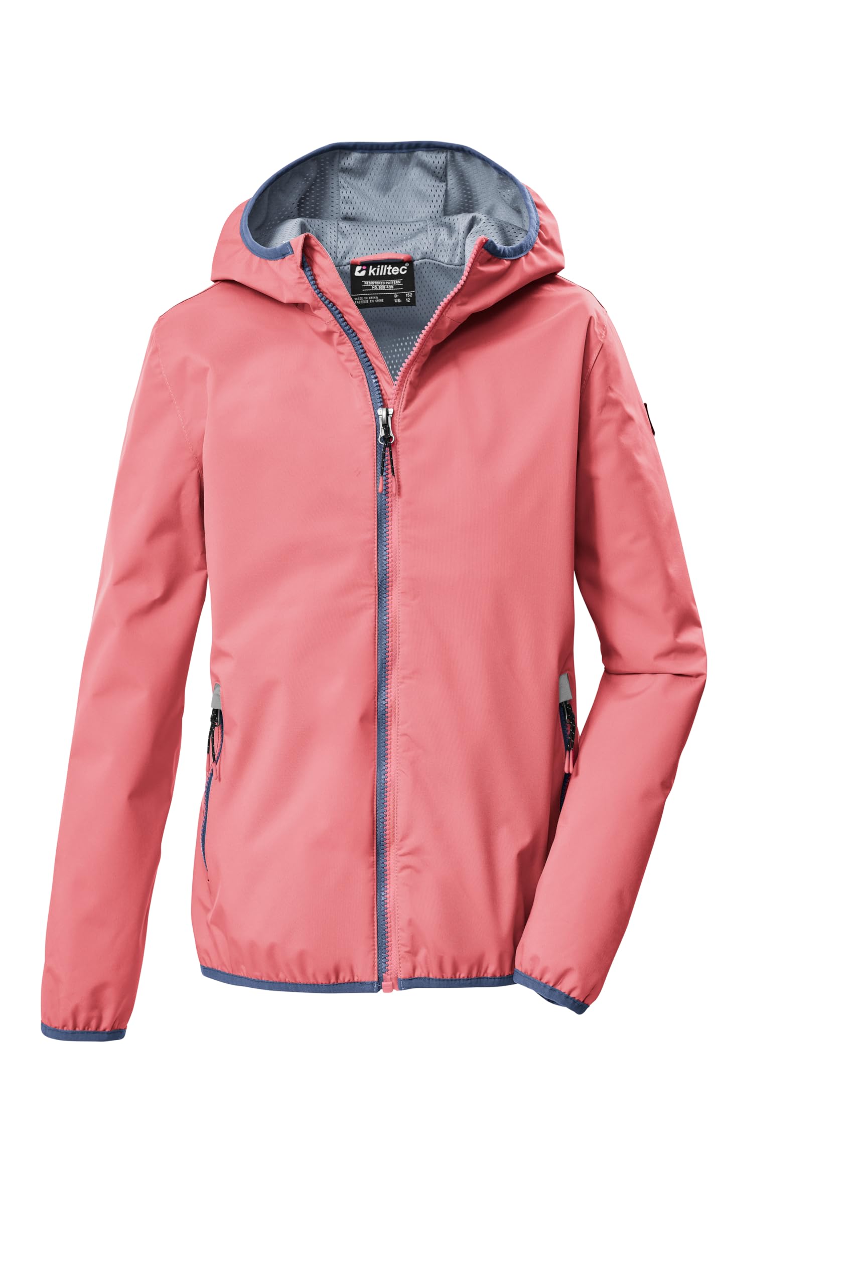 killtec Mädchen Funktionsjacke wasserdicht mit Kapuze und Magic Print KOS 156 GRLS JCKT