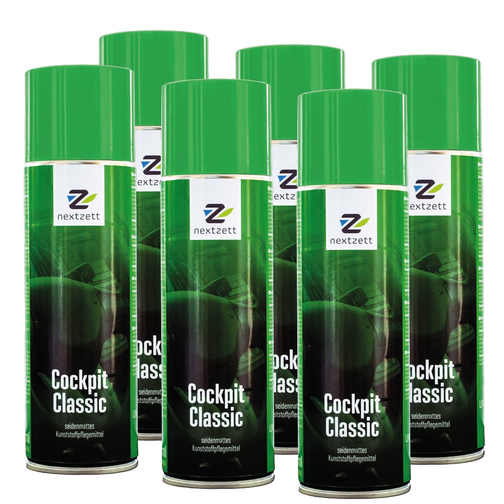 nextzett 6X (ehem. Einszett) Cockpit Classic/Cockpitspray 300ml
