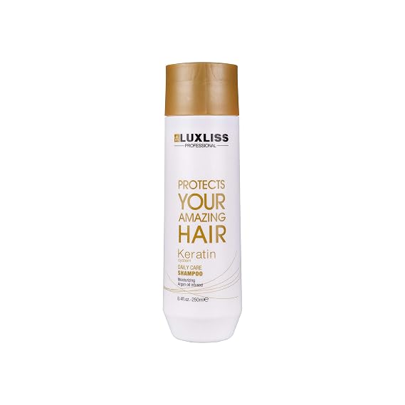 Cysteine System Curl Softening Smoothing Treatment and Keratin Daily Care Shampoo & Conditioner 4PCS Set Professional Results Straightens and Smooths Hair Formaldehyde Free 100% Safe