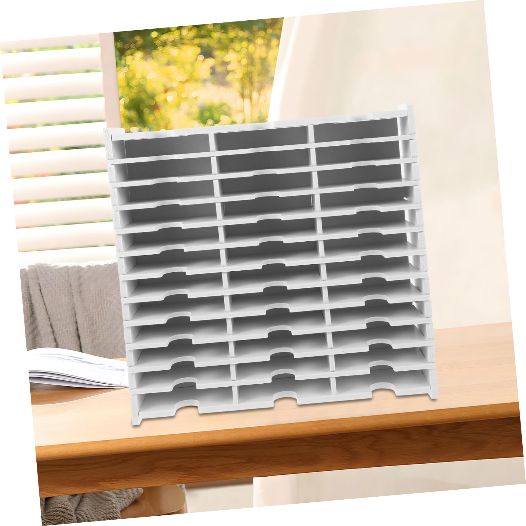 LABRIMP Scatola Porta CD in Pvc Bianco per Dischi, Organizer Efficiente per Protezione da Urti e Schiacciamenti, come Regalo per Conservare CD e Dvd