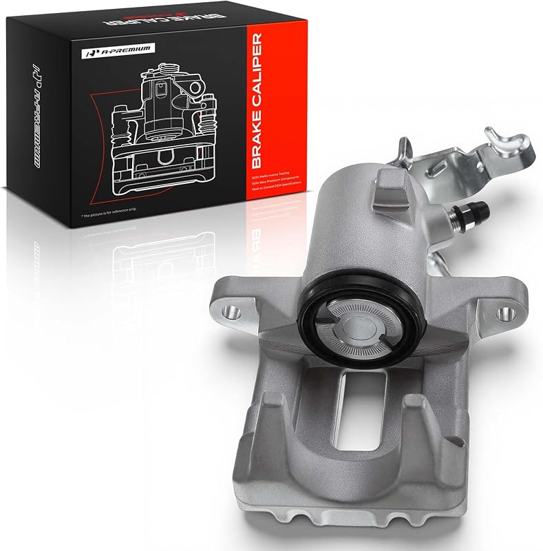Pinça de freio a disco traseira direita A-Premium sem suporte para Audi A3, Volkswagen Beetle, Golf e Jetta