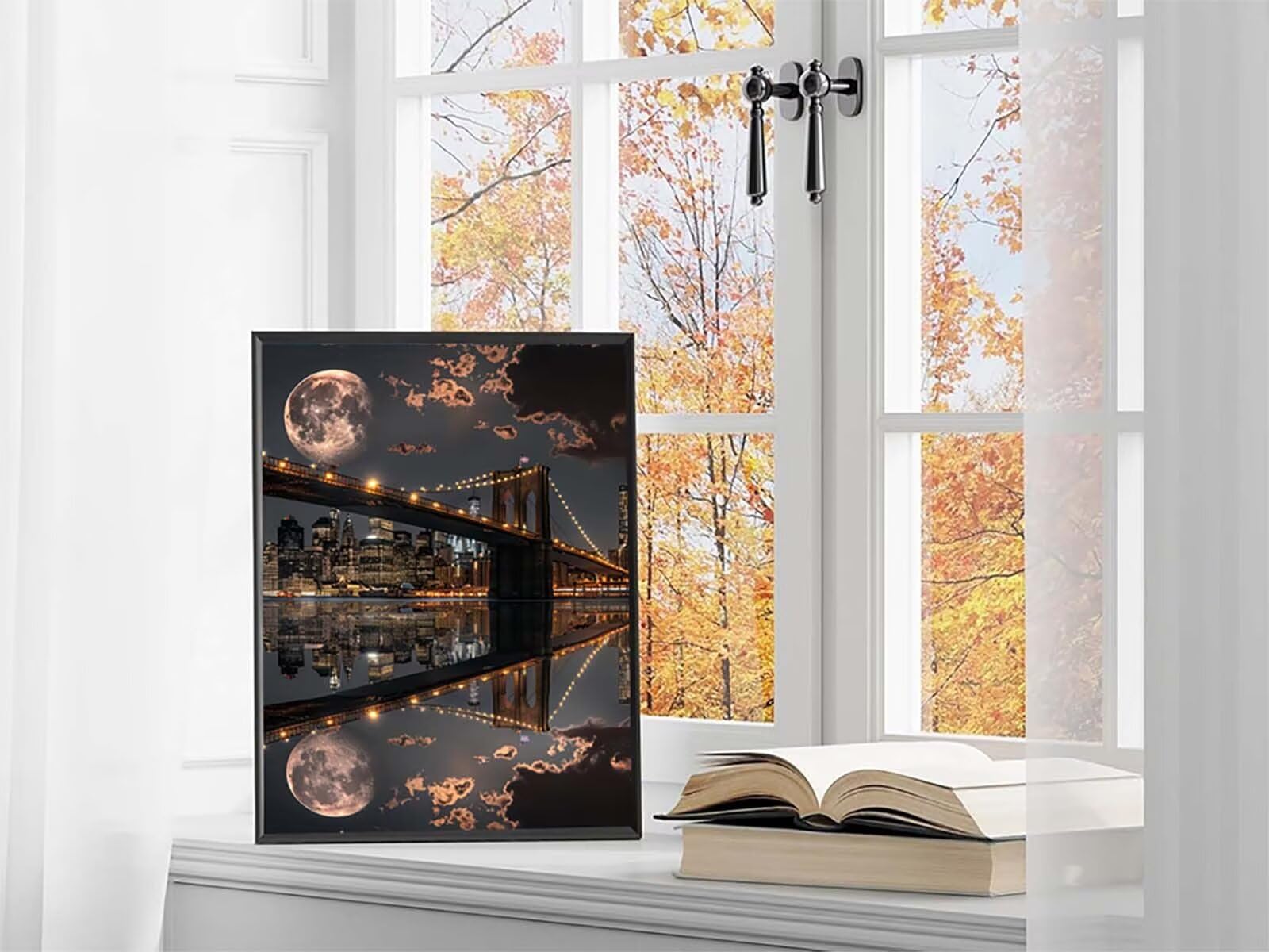 Città Diamond Painting Adulti 60x80cm, 5D Diamond Painting Kit 0-8835