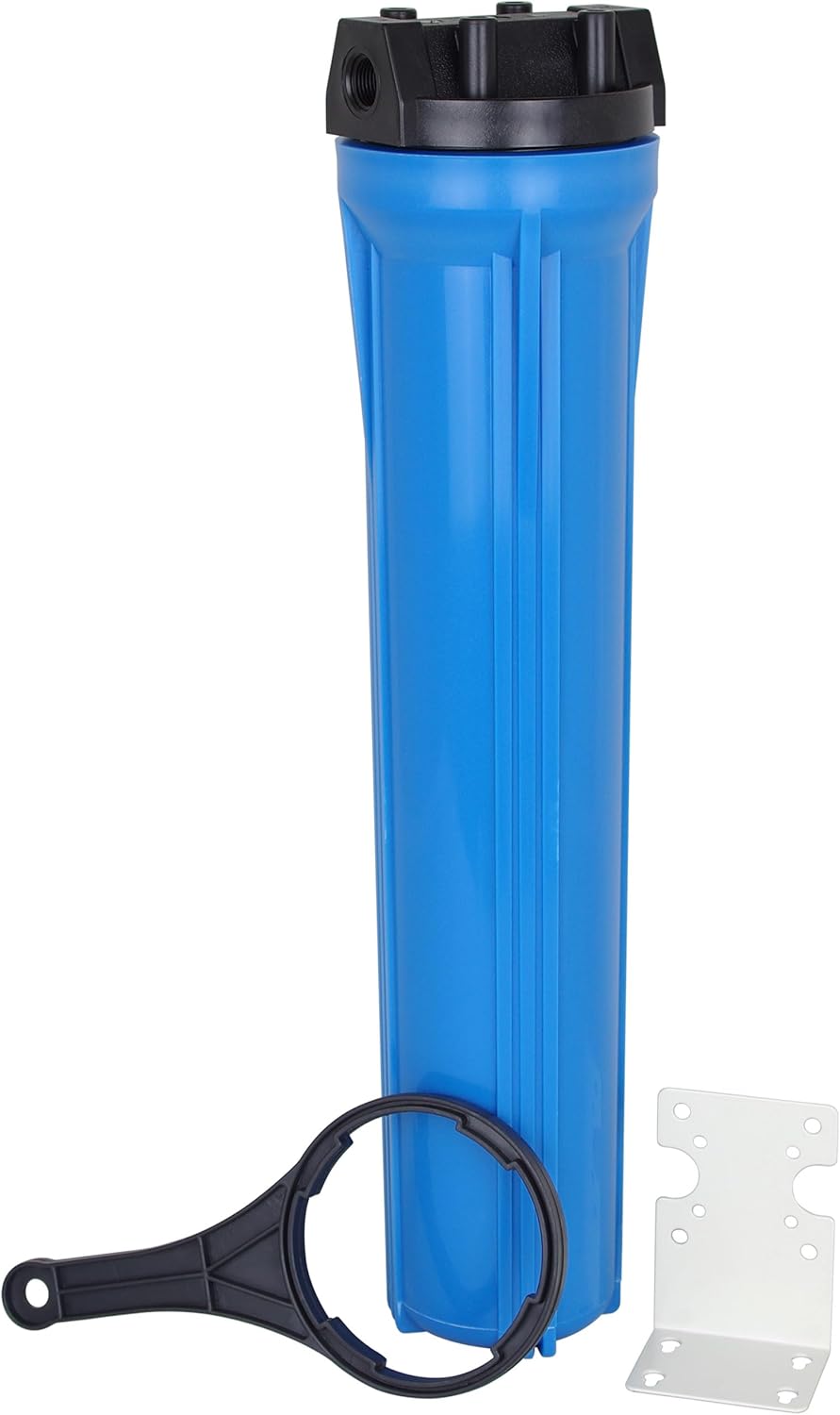 SpiroPure 20x2.5 Water Filter Housing Slim 20 inch / 20 x 2.5 Standard Housing, 1/2" NPT