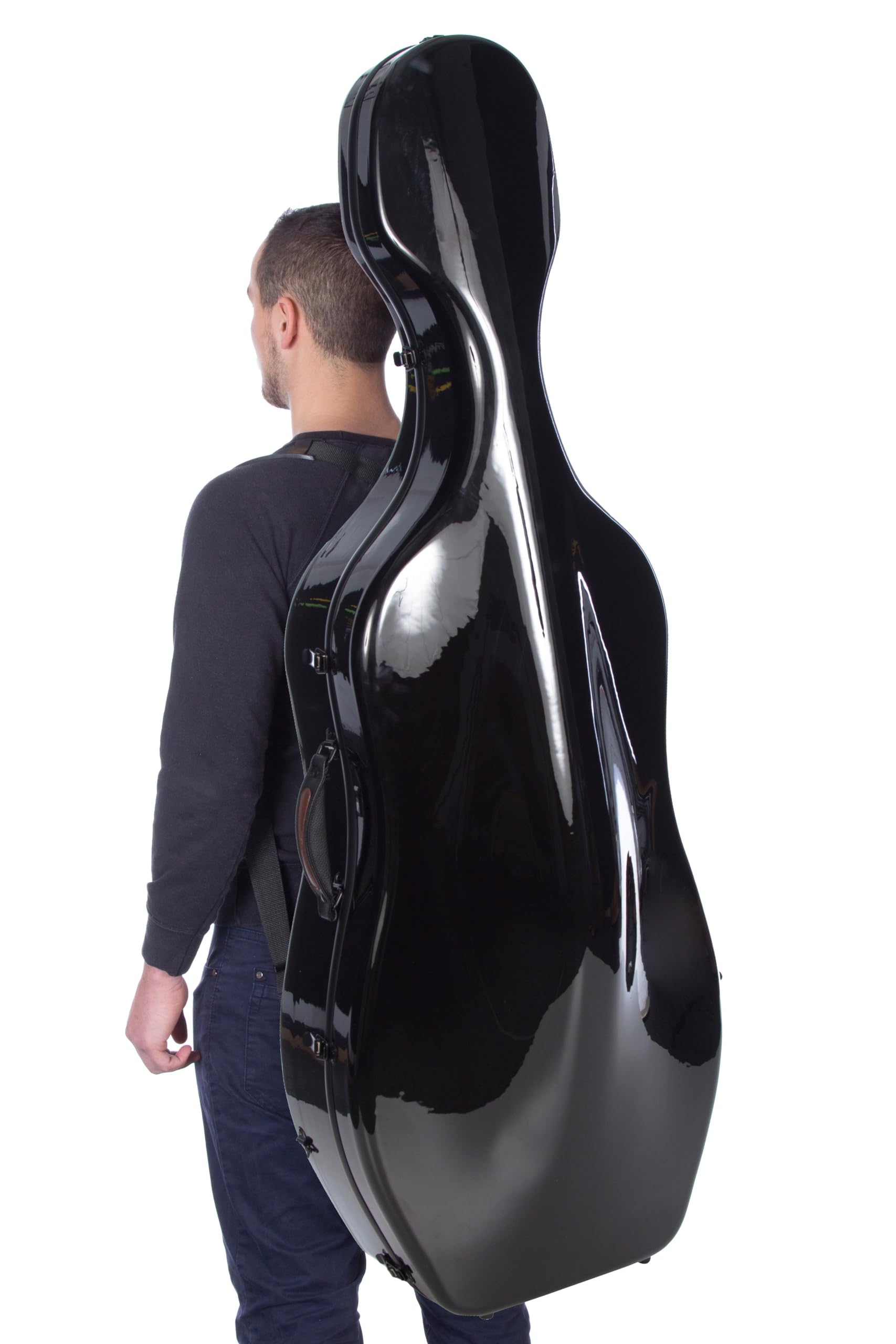 Estuche para Violonchelo Fiberglass 4/4 Ultra Light negro M-case
