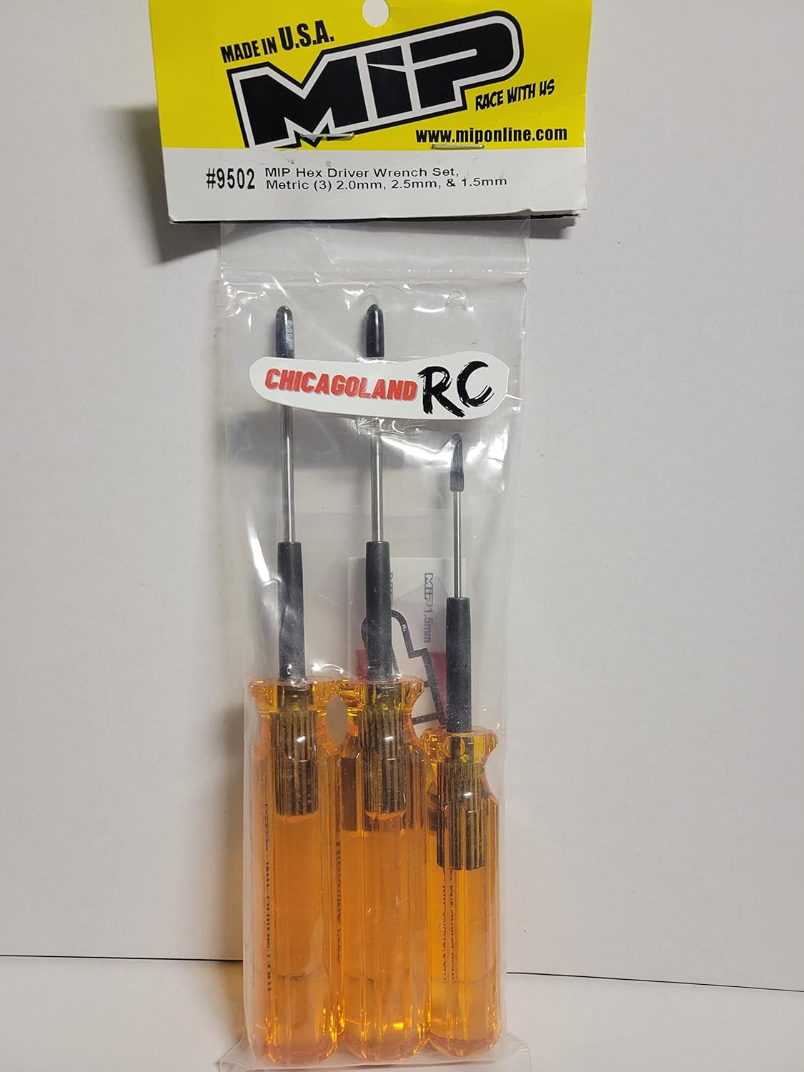 MIP 9502 Metric Hex Driver Wrench Set INCLUDES CHICAGOLAND