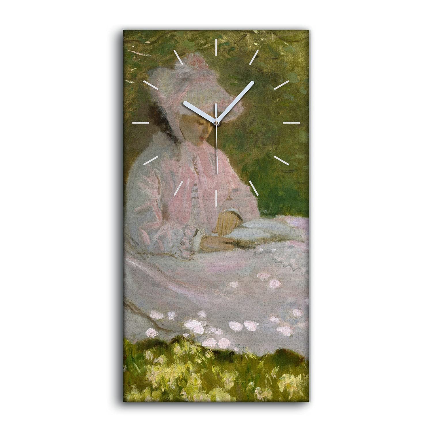 Horloge sur toile ne pas tic tac en silence pour dormir sans aucun bruit