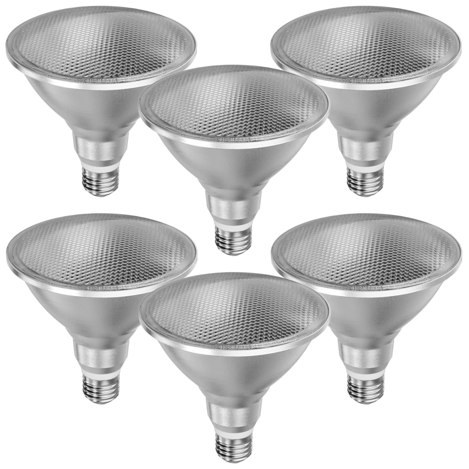 RYTM Pack of 6 PAR38 Spotlight LED Bulb 15 Watt 1500 Lumens 120 Watt Equivalent 60 Beam Angle