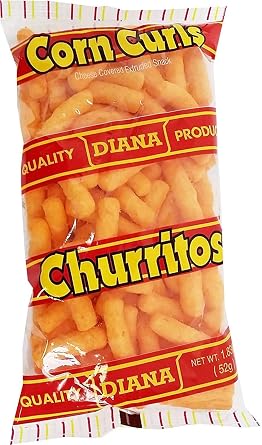 Prodiana Corn Curl Snack 1.83 oz - Churritos Pack of 1