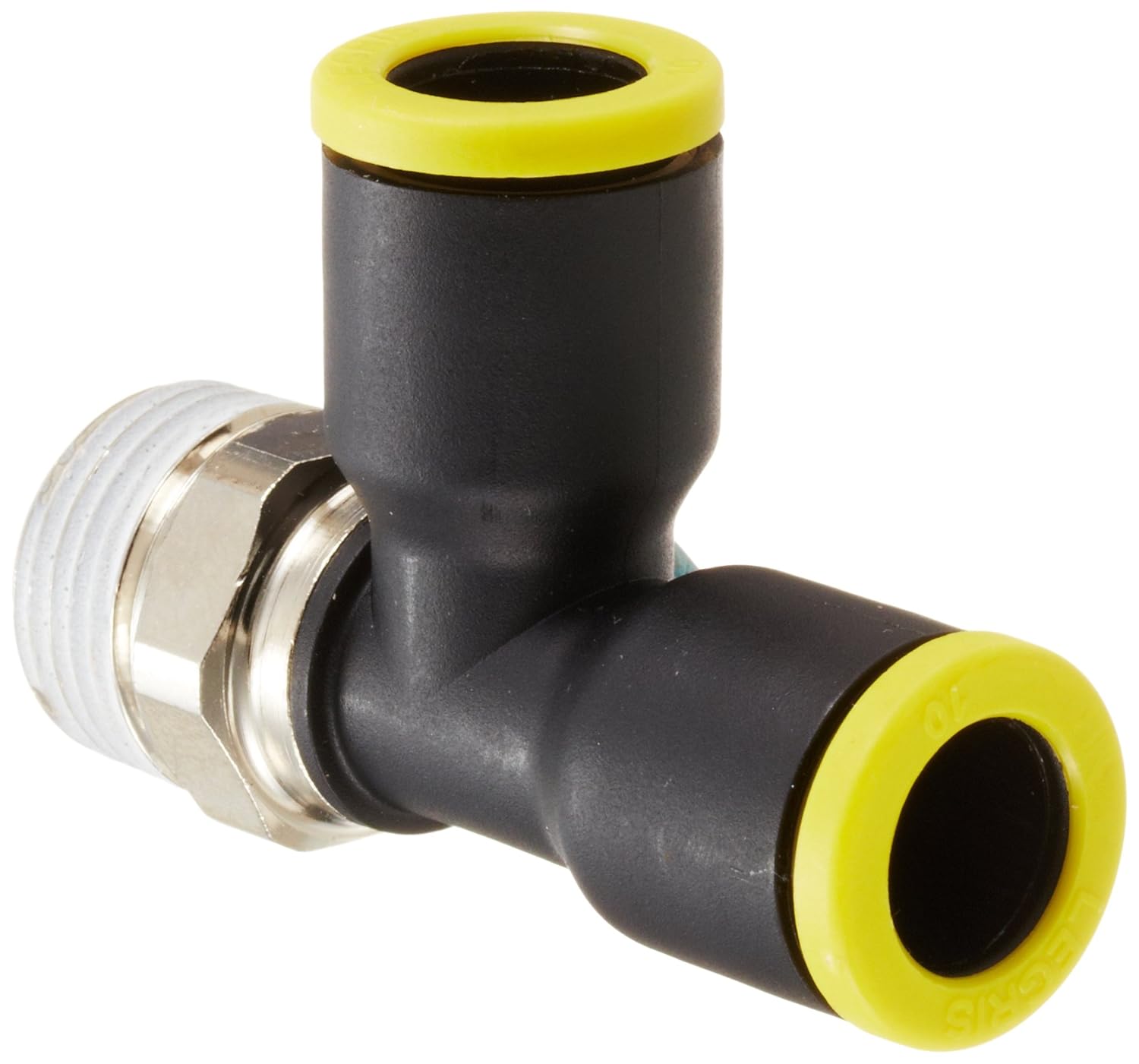 Up To 50% OFF Legris 3103 10 17 Nylon & Nickel-Plated Brass Push-to-Connect Fitting, Run Tee, 10 mm Tube OD x 3/8 BSPT Male
