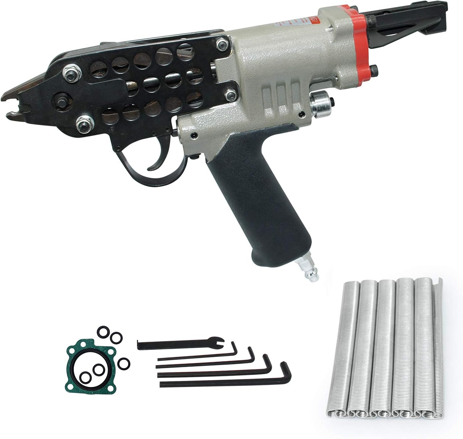 Buy SC760C 16 Gauge 12Inch Crown Pneumatic C Ring Staple Gun Kit Air