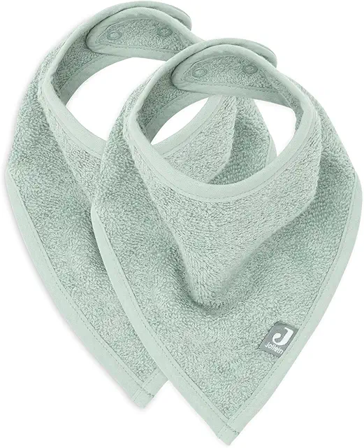 Lot de 2 bavoirs bandana pour bébé - Protection douce et stylée