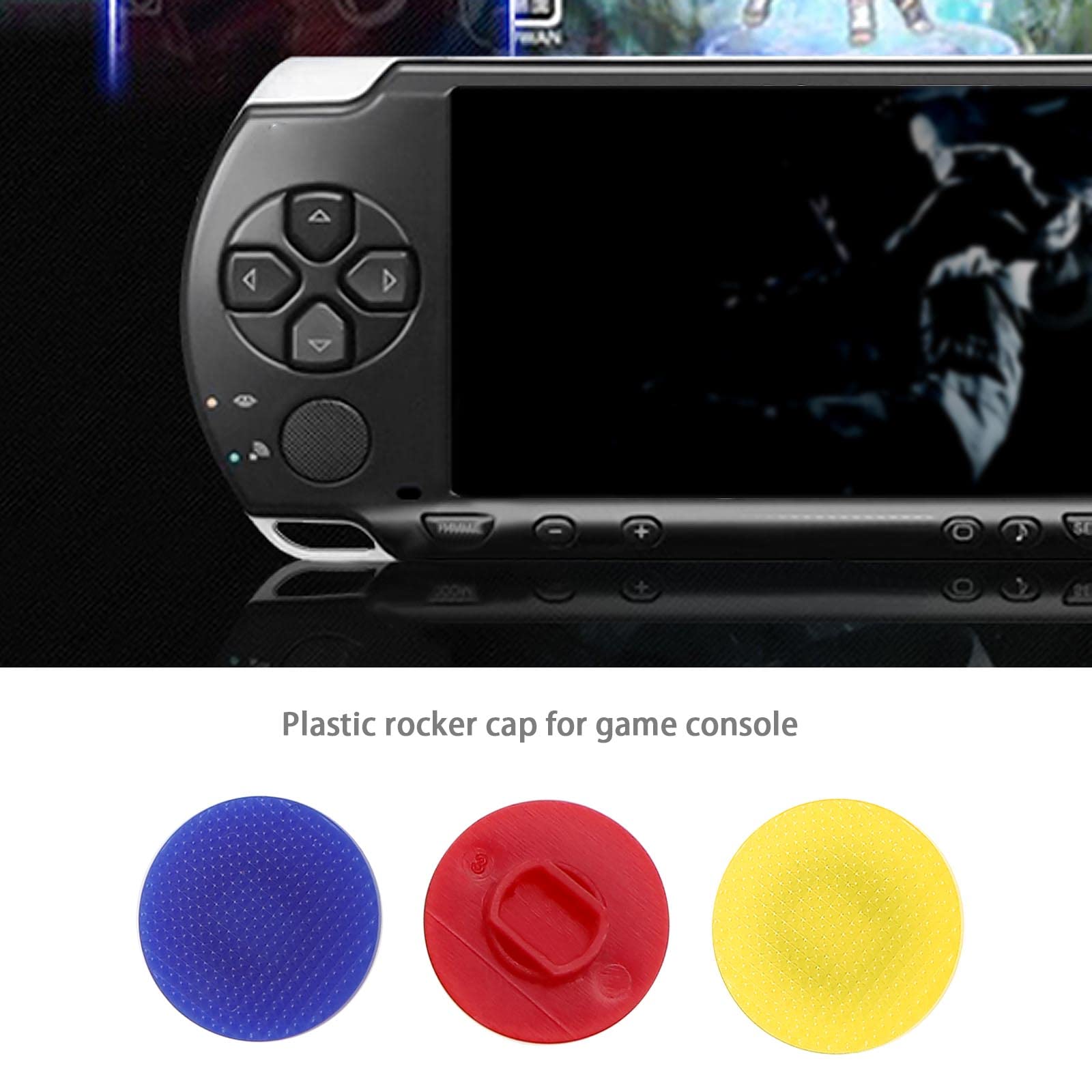 7 Piezas de Reemplazo Tapa Joystick Analógico Compatible Con Sony PSP 1000 1003 1004 - Cubierta de Tapa Thumbstick Analógico - Tapas de Consola Juegos Plástico