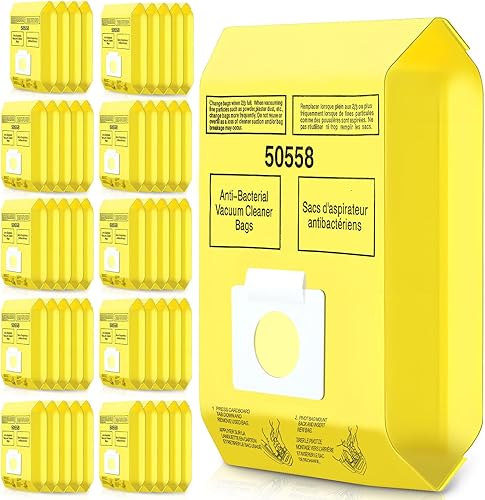 Paquete de 50 bolsas para aspiradora Kenmore tipo CQ 5055 50555 50557 50558 y Panasonic tipo C-5 C-18, serie 200, serie 400, serie 600, serie 700, disponible en Yaxa Guatemala