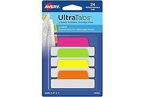 Avery Margin Ultra Tabs Dividers | Notebook Section Dividers