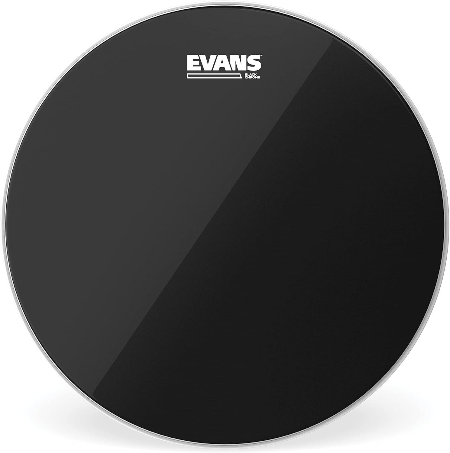 Evans Drum Heads - Black Chrome Tom Drumhead, 18 Inch
