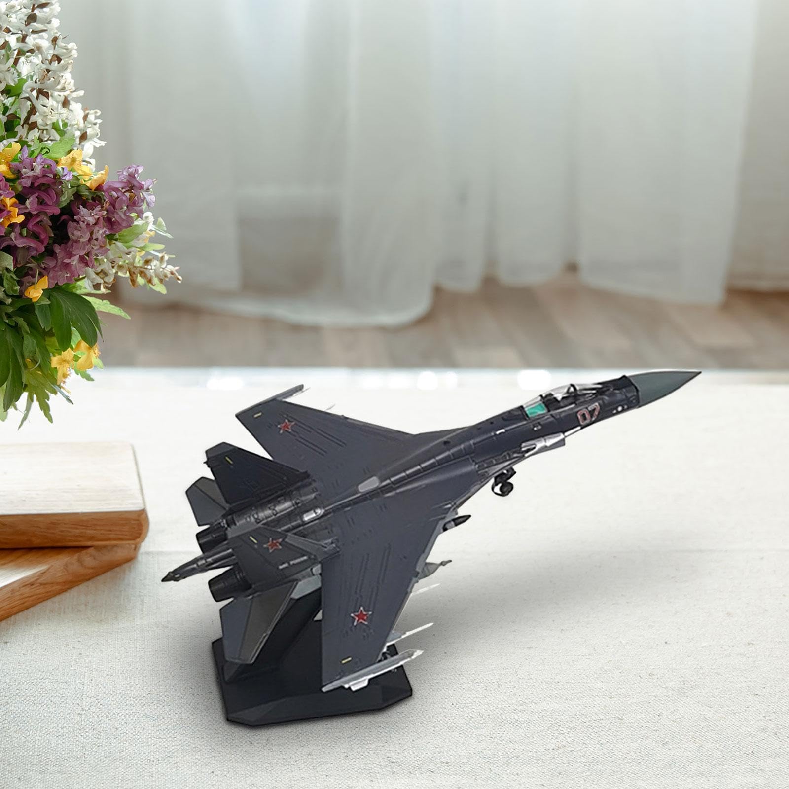 Modellino di aereo da caccia pressofuso in Per scala 1/100, articolo da regalo per studenti che studiano i principi dell'aviazione e la degli aerei.