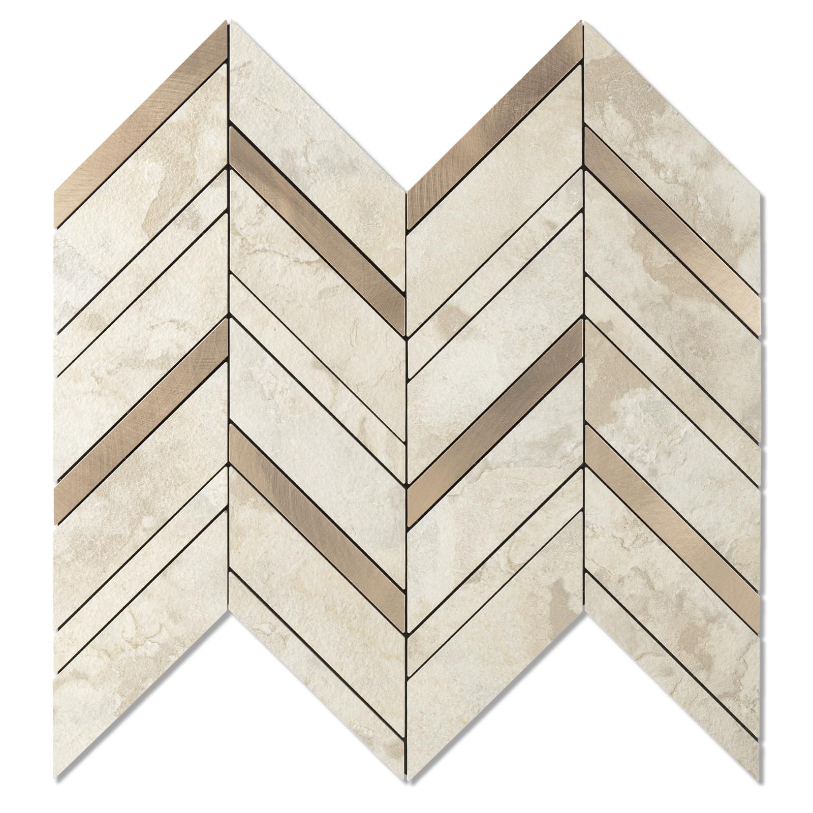 Carreaux à décoller et à coller en PVC Yipscazo pour dosseret de cuisine et salle de bain (10 pièces)