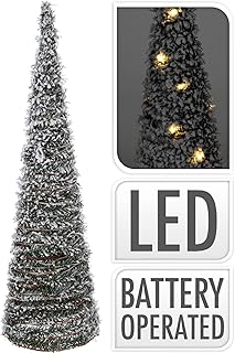 Nampook Decoratieve - Cono de luz (30 ledes, altura de 60 cm), color rojo