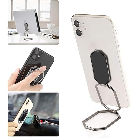Amazon Posud 21最新型 スマホリング 携帯リング ホールドリング スマホスタンダ 折り畳み可 360 回転 横置き 縦置き 落下防止 薄型 指輪型 スマホ固定 磁石強力粘着 おしゃれフィンガーリング 取り外す可 片手操作可nintendo Switch Kindle Smartphone Ipad Iphone