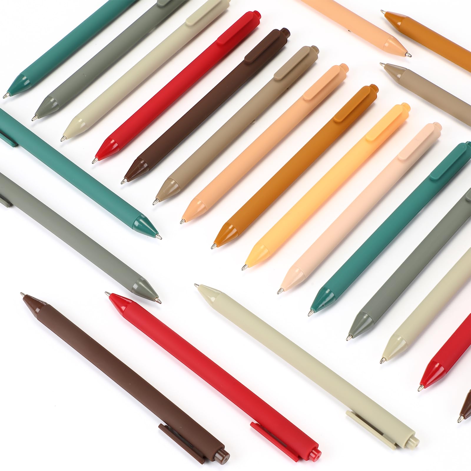 Dinifee 50 Pcs Ballpoint Pens Bulk Retractable Writing 1. 0 mm Black Ink Cute Pens Smooth Writing Color Fancy Gift for Teacher Student Employee Office