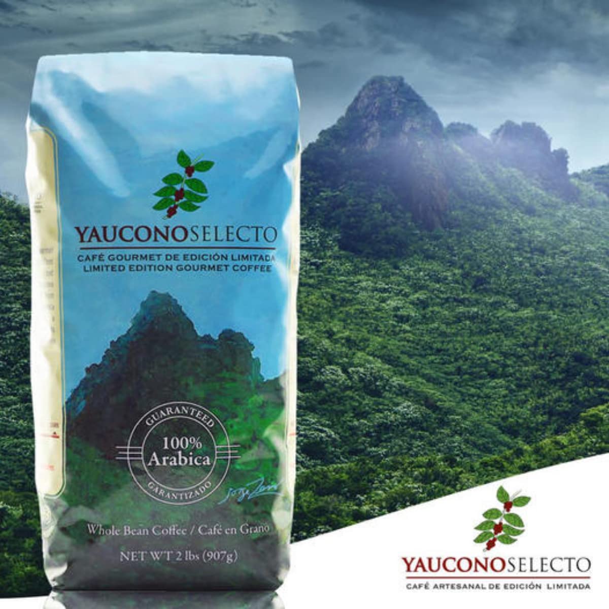 Yaucono Selecto Limited Edition Gourmet Whole Bean Coffee Bag, 2 Pound (Pack of 1)