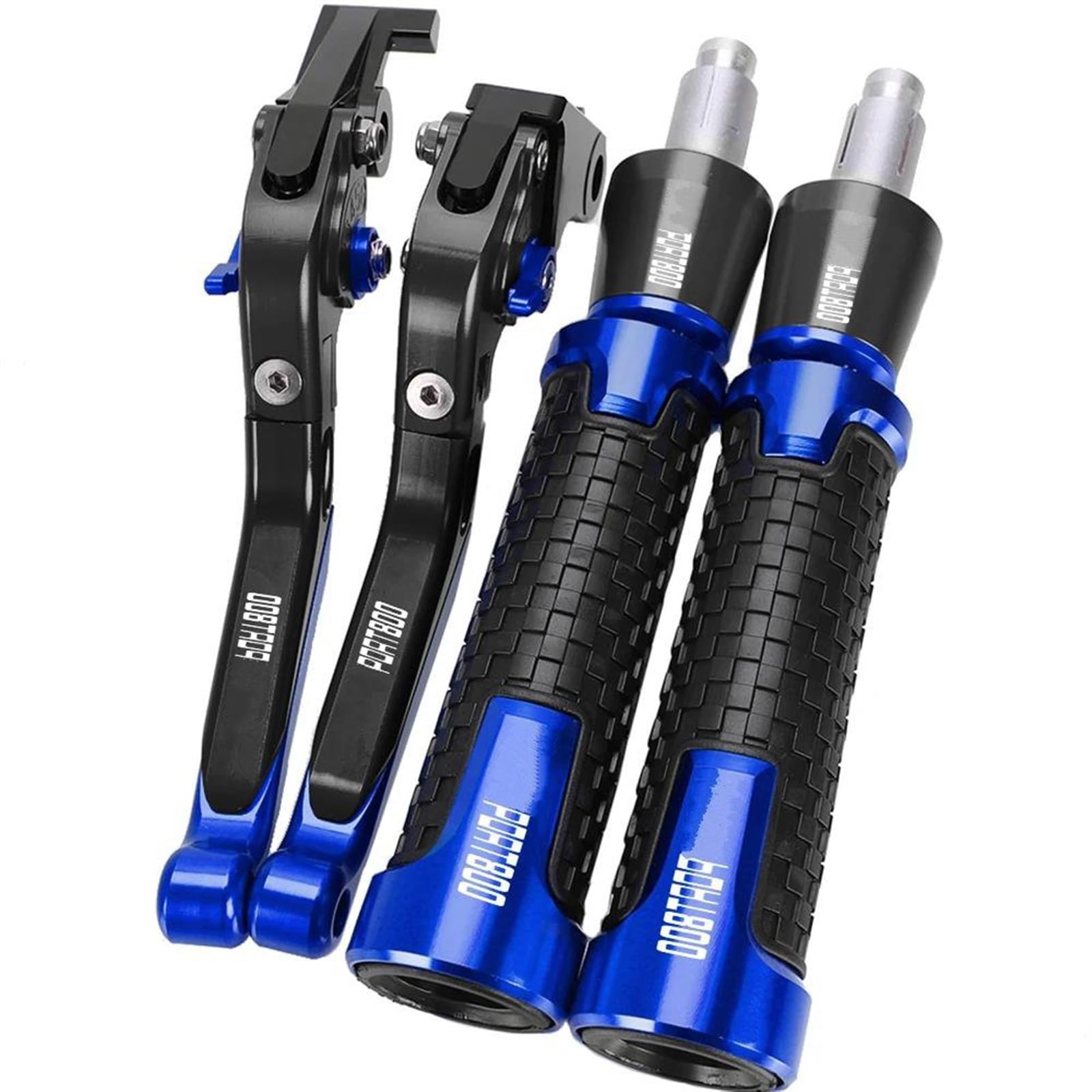 VTAIEX Motorbike Accessories Acessories Motorcycle Brake Clutch Levers for Ducati 800 for Supersport for Supersport 2003 Handle Handlebar Grips(Blue)