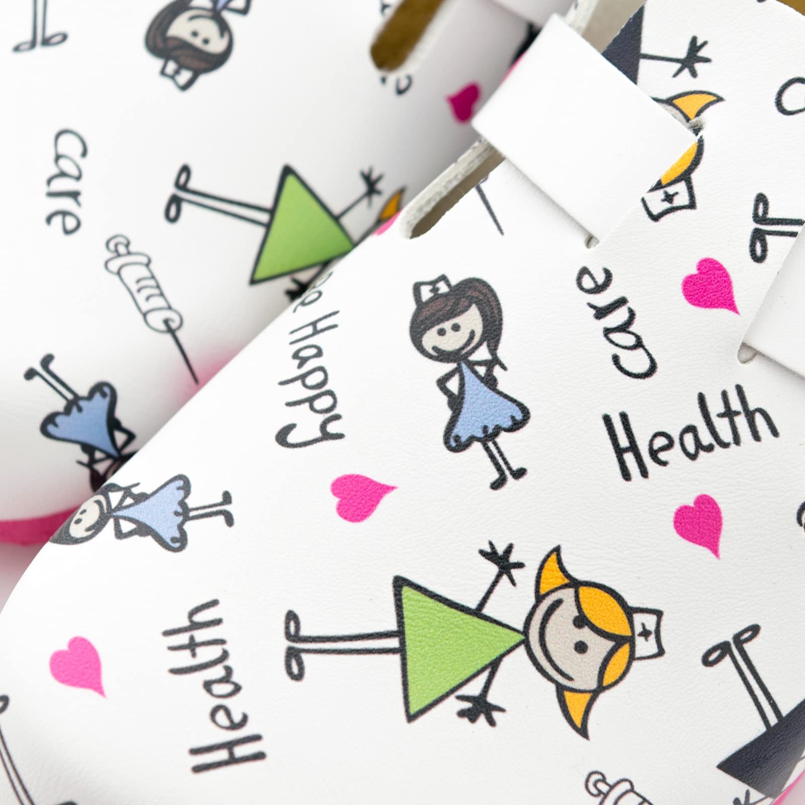 Care Zueco de fácil Cuidado con Estampado Enfermera.