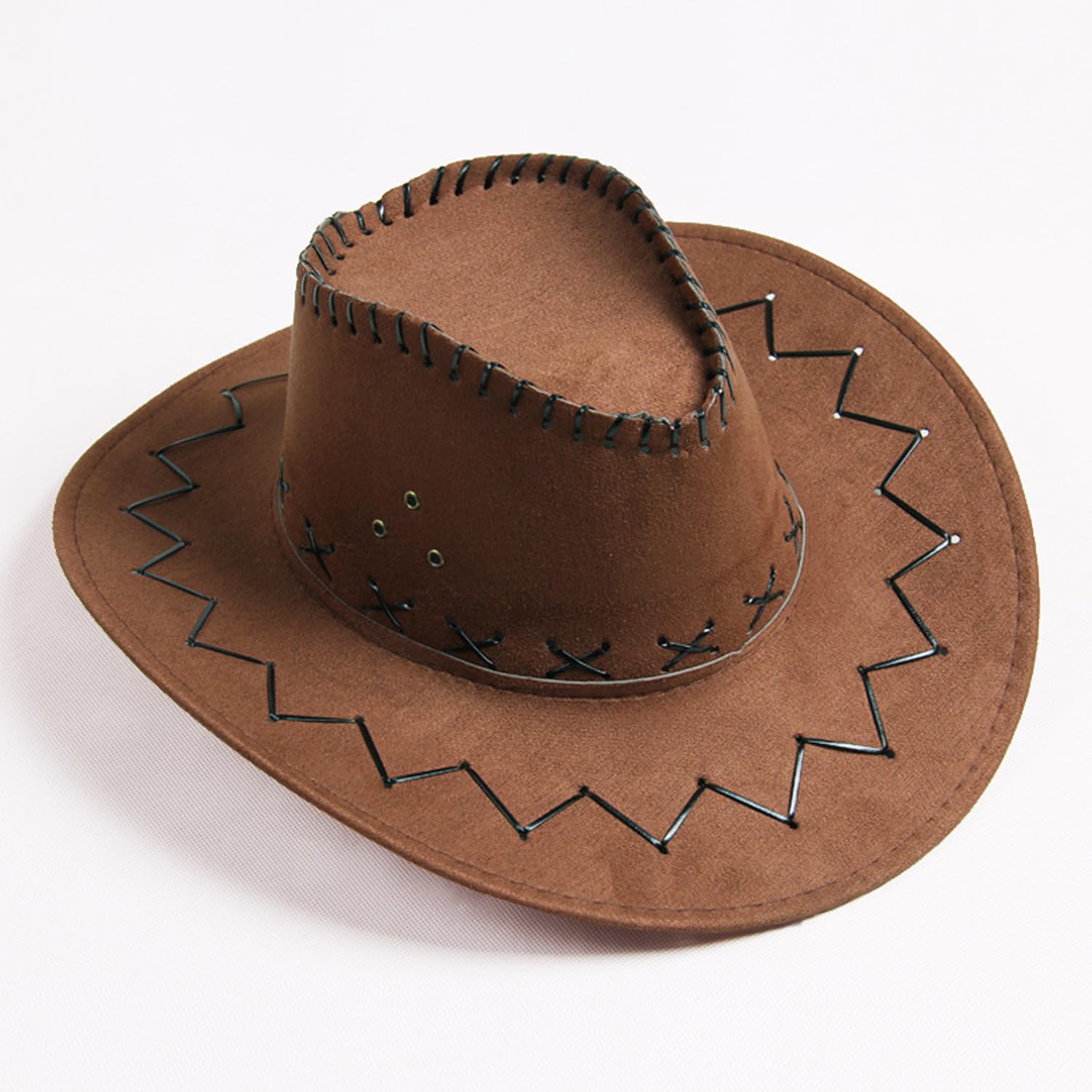 Chapeau de Cowboy pour Hommes et Femmes, Chapeaux Fedora à Large Bord pour Femme, Chapeau western, avec Windprooof, pour Cosplay, Déguisements, Accessoires De Fête