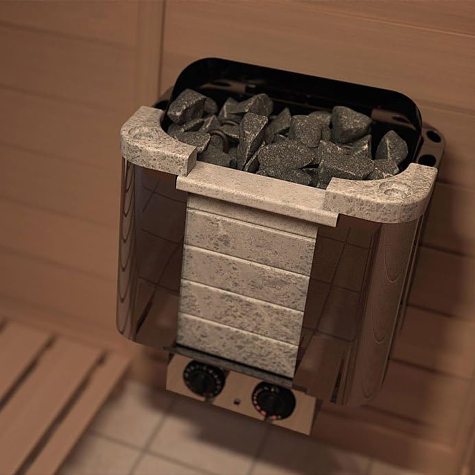 Poêle De Sauna 6KW/8KW/9KW Type De Contrôle Interne Outil De Chauffage De Poêle De Sauna en Acier Inoxydable pour Sauna pour Les Hôtels Les Spas Et La Famille Utilisent,9kw