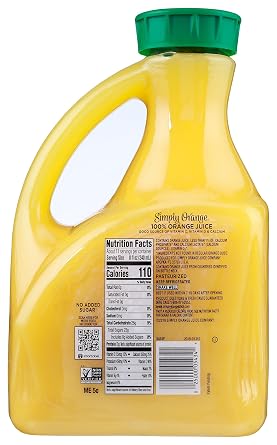 Simply, Juice Orange With Calcium, 89 Ounce
