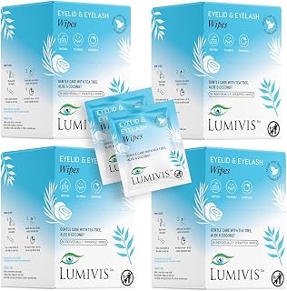 Eyelid Wipes – Gentle Daily Eye Hygiene, 144 Individually Wrapped