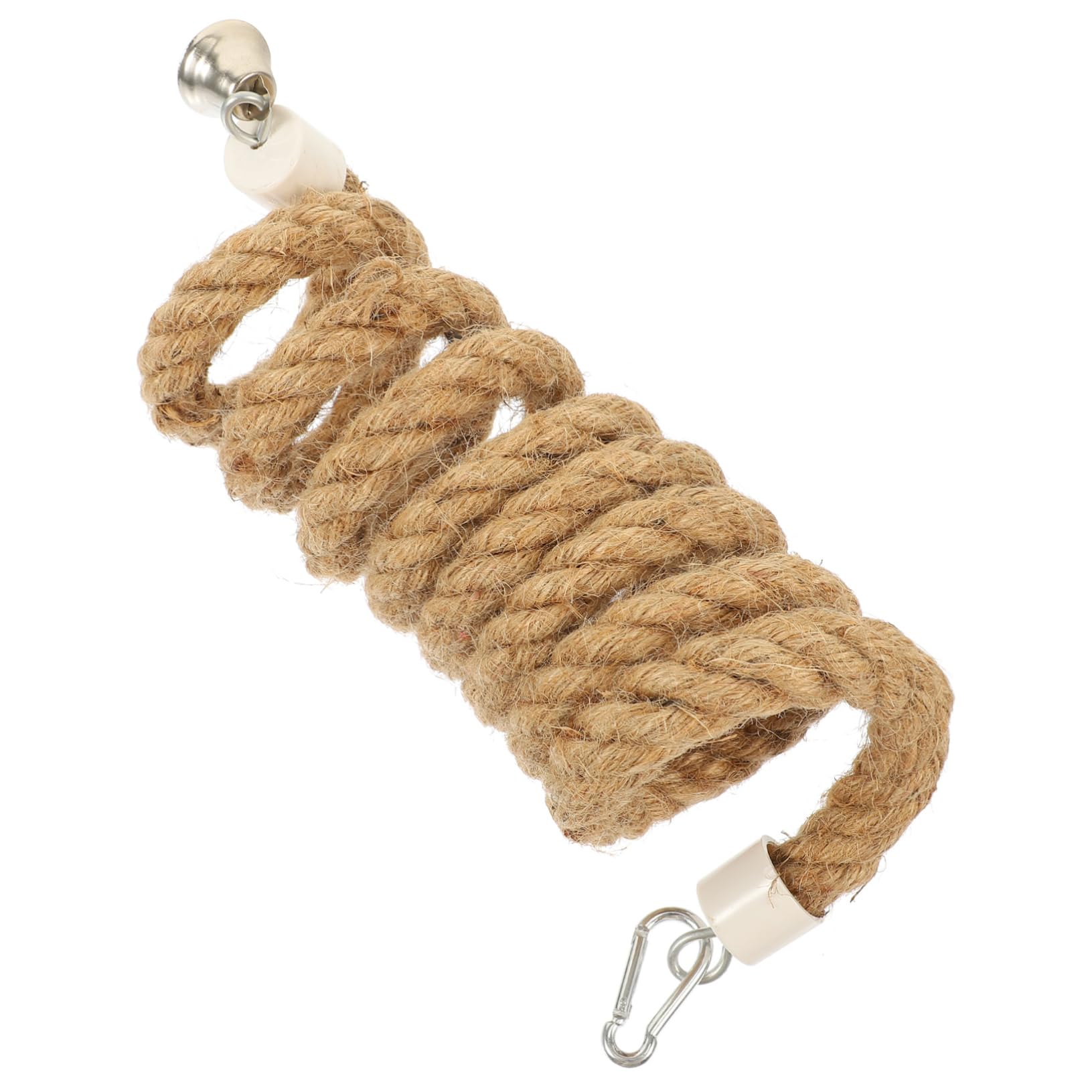 Abaodam Parrot Durable Hanging Bird Rope Sturdy Spiral Perch Swing for Parrots Climbing Rope for Bird Cages Creates Cozy Atmosphere for Your Feathered Friend