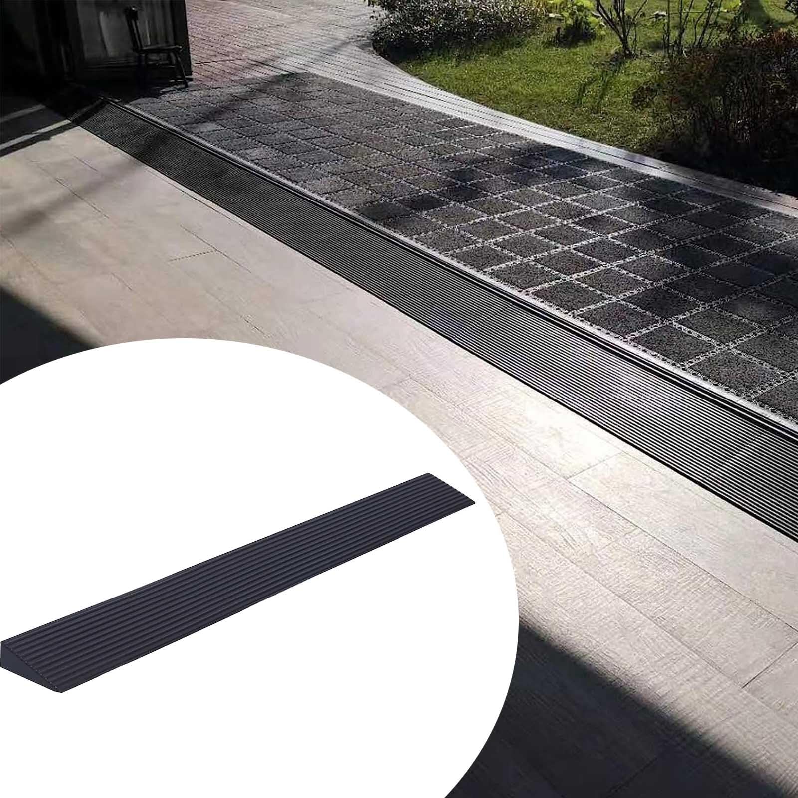 Rampe elettriche in gomma, striscia di transizione soglia per sedia a rotelle, rivestimento modanature soglia soglia, rampa per cordolo interna per robot spazzante scooter per sedia a rotell