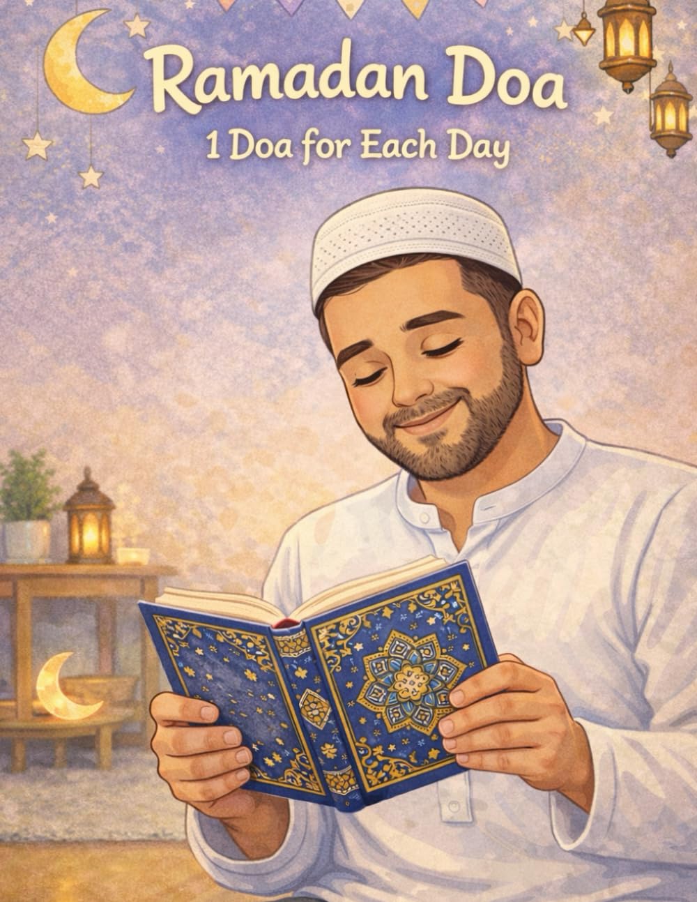 Ramadan Doa 1 Doa for Each Day: Daily Ramadan Duas and Islamic Coloring Pages to Inspire Faith, Gratitude, and Reflection for Children and Adults