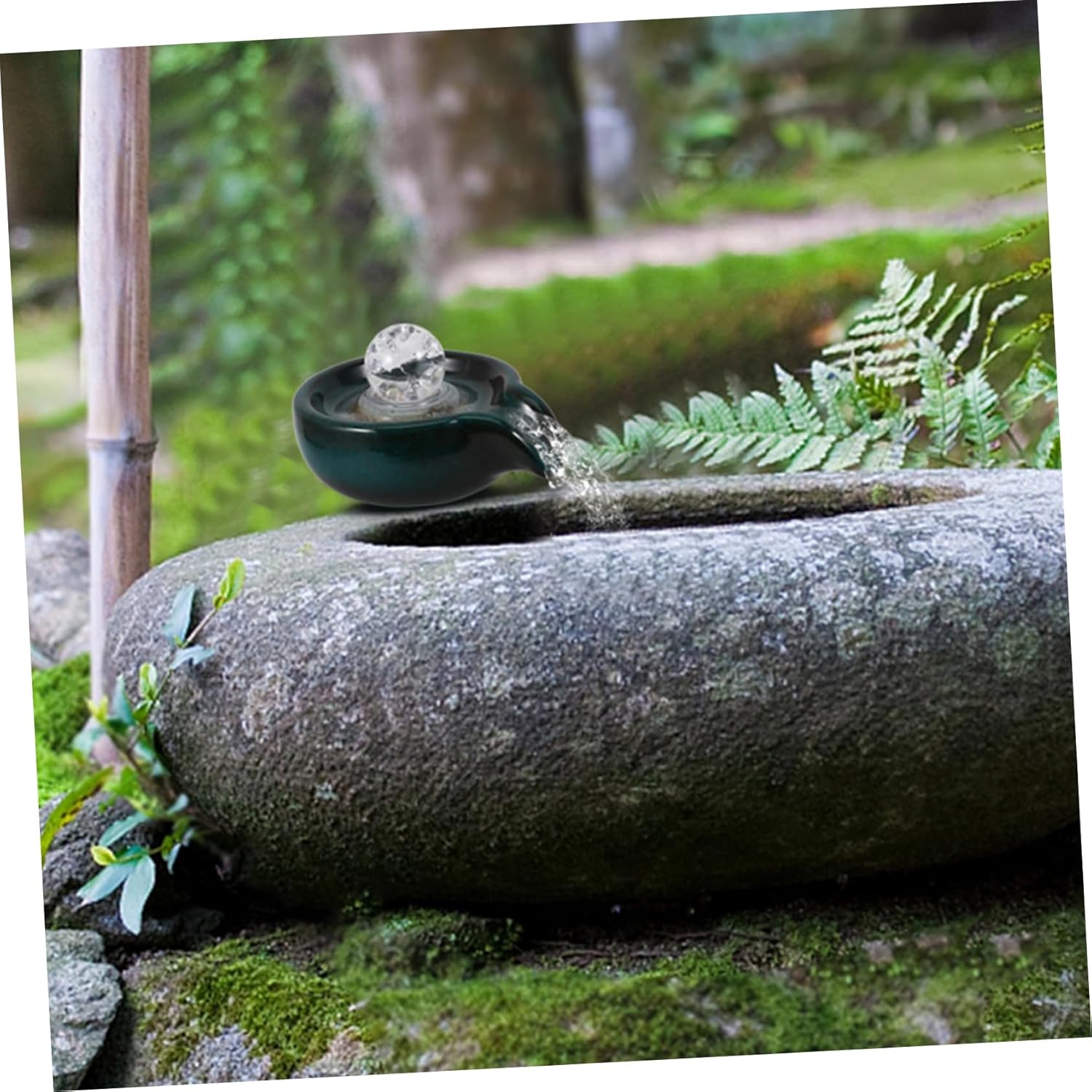 Cabilock Ceramic Fountain Outlet Waterfall Fountain Nozzle Garden Water Feature Accessory