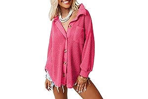 Waffle Knit Tunic Blouse: Your Essential Wardrobe Staple