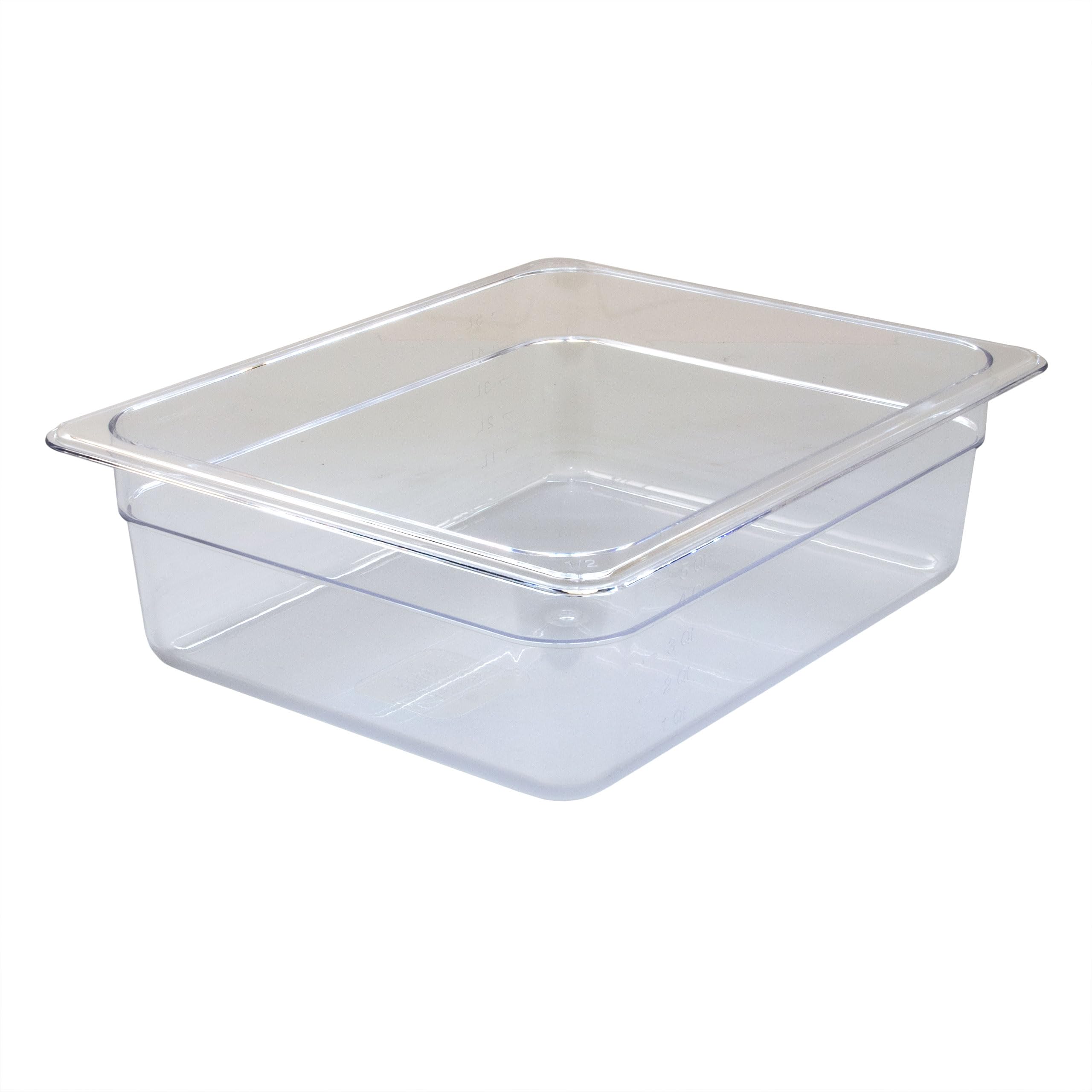 6 Stück Polycarbonat GN 1/2 Gastronormbehälter GN-Behälter 6,5 Liter tief 100mm Gastronorm