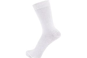 ZAKIRA Men's White Dress Socks: The Epitome of Style and Comfort for Modern Gentlemen