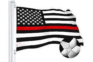 Thin Red Line 3x5 Flag for Courage and Sacrifice