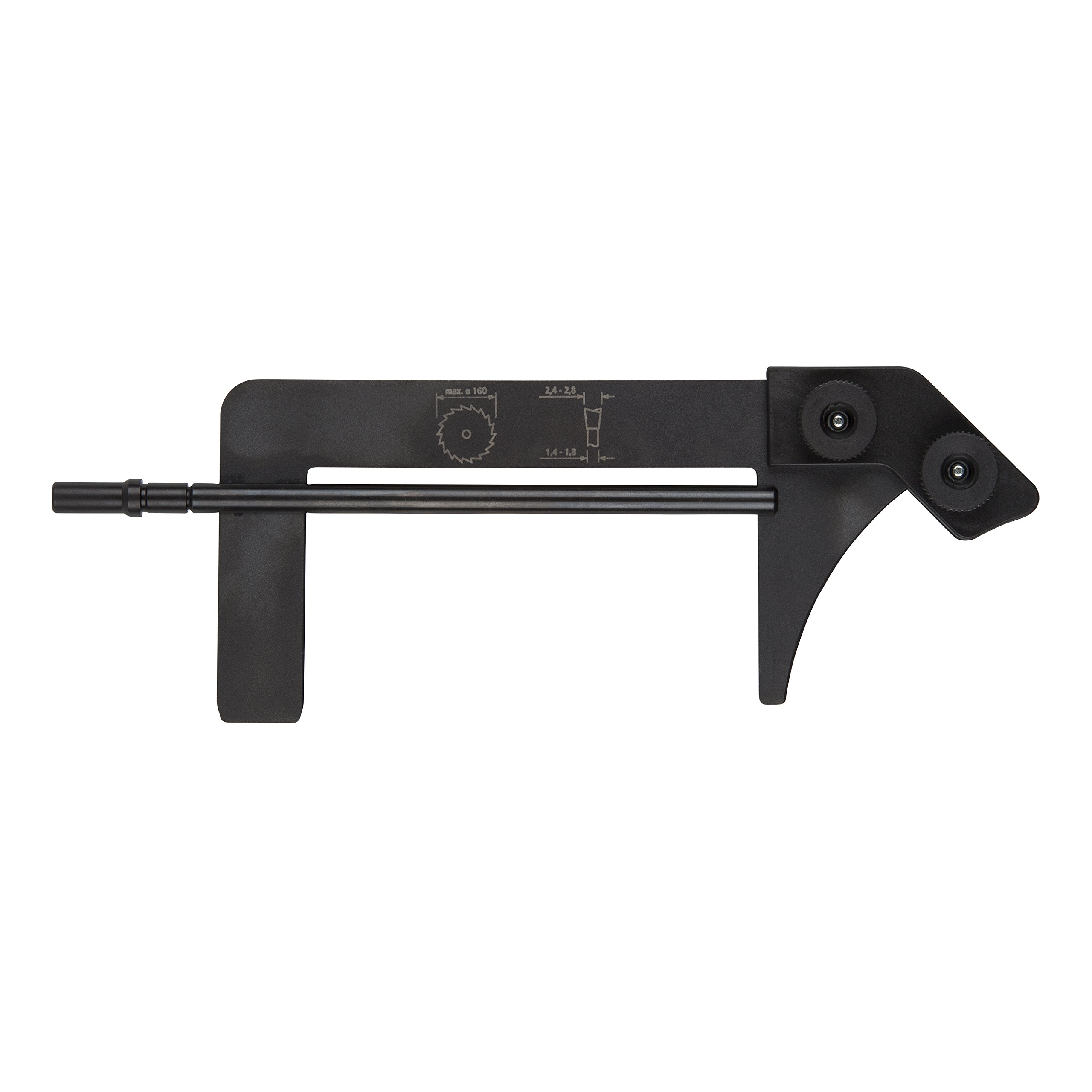 wolfcraft Klin rozszczepiający do MASTER cut 2500 + 2600 I 6916000 I Do bezpiecznej eksploatacji ręcznych pilarek tarczowych z tarczą Ø maks. 159 mm niewyposażonych w klin rozszczepiający