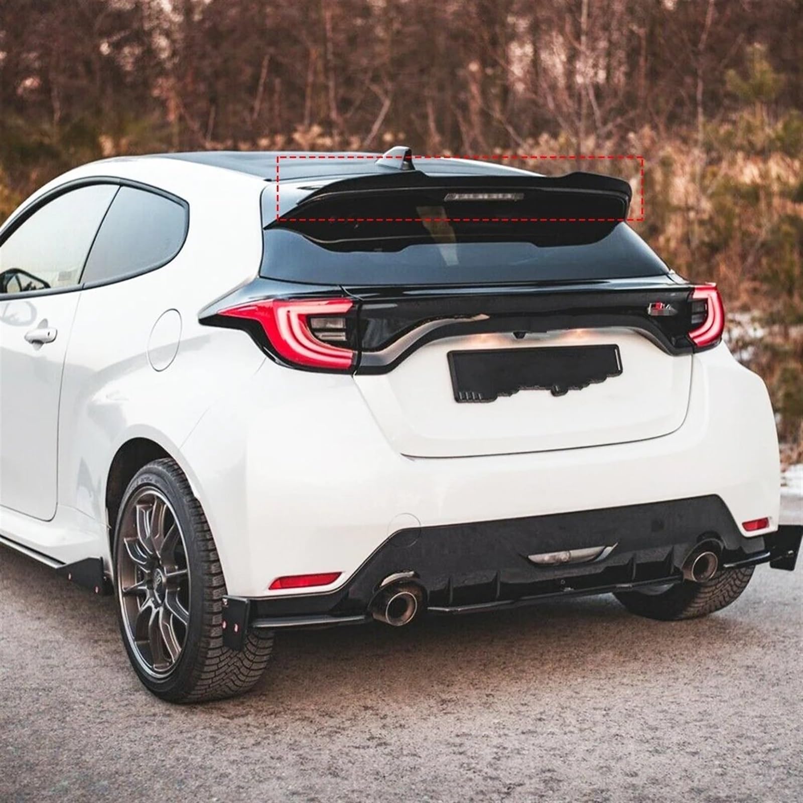 トヨタ GRヤリス MK4 リアスポイラー リアウイング リヤ スポイラー 黒 トヨタ GRヤリス リアスポイラー スポイラー リアウイング GT