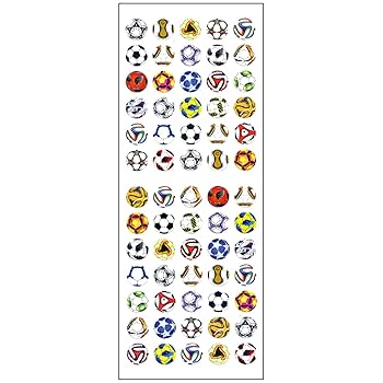 Amazon | 奥山商会 シール クリアーシール サッカーボール ZC549