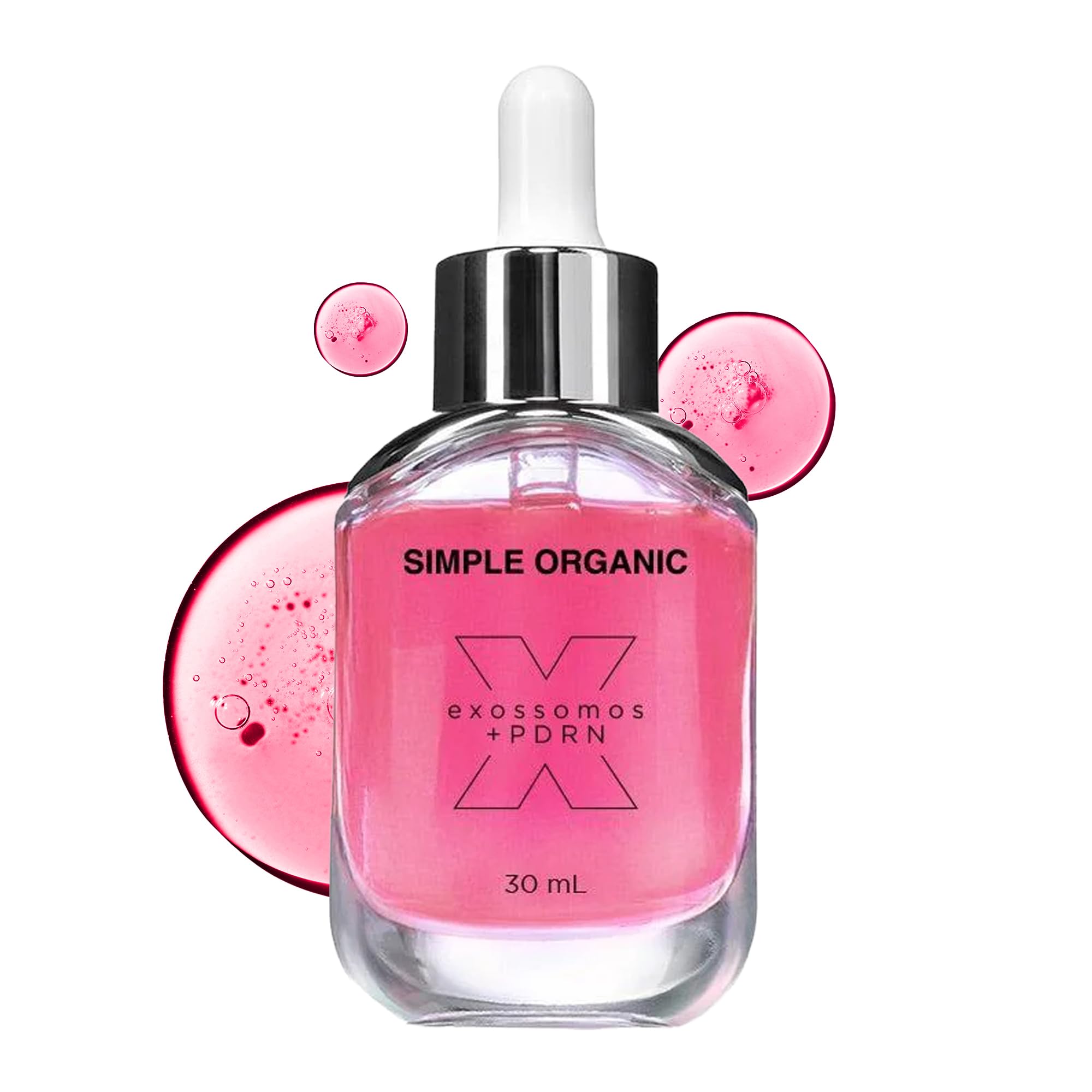 Simple Organic Sérum Facial Solução Exossomos + PDRN Vegano e