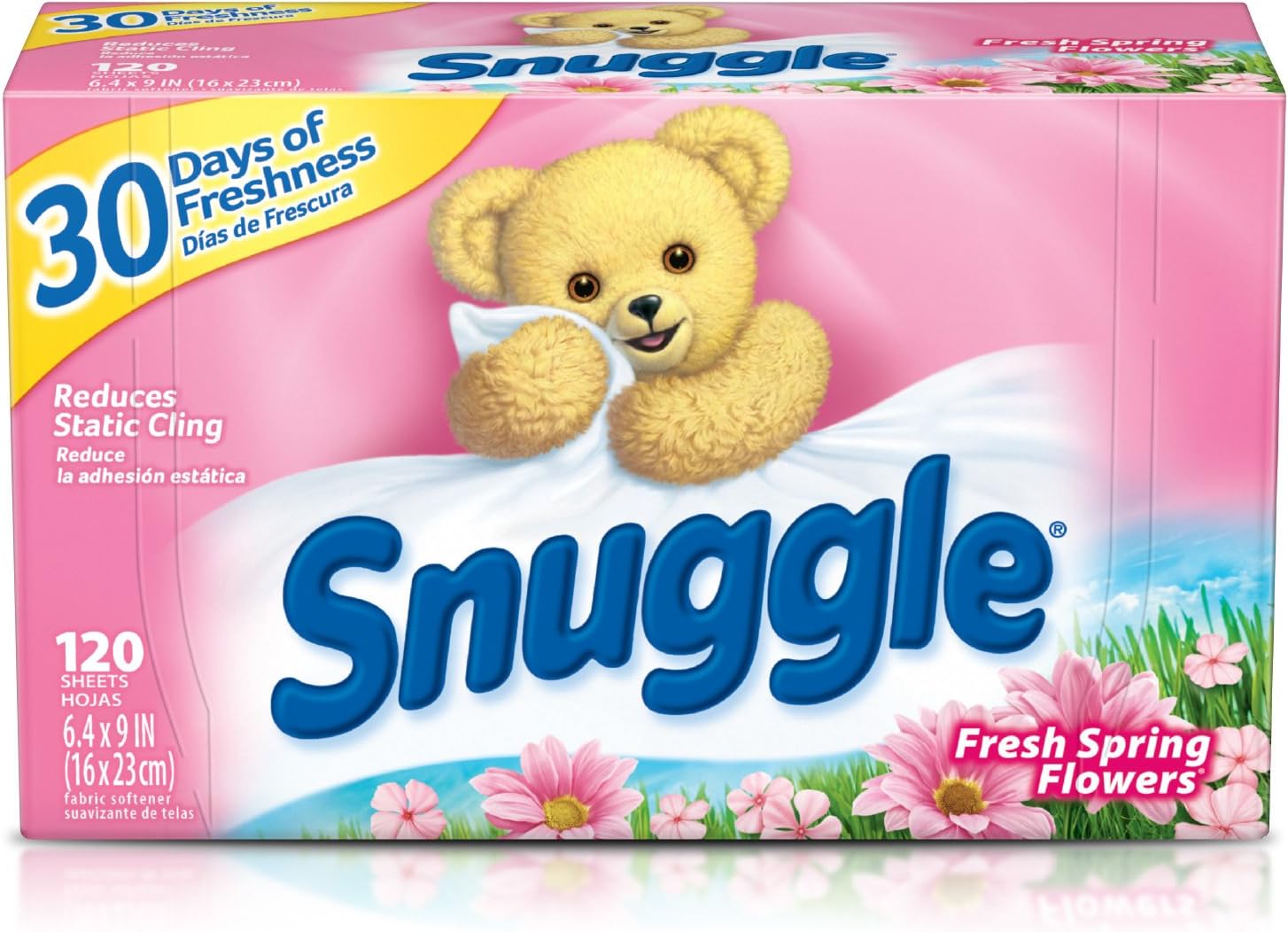 Snuggle Fabric Softener Dryer Sheets, Fresh Spring Flowers, 120 Count