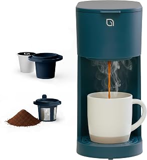 WILLOW K-Cup Coffee Maker, Single Serve Coffee Maker with 6 to 12oz Brew Size & Strong Brew Option, Single Cup Coffee maker made with 99% PCR Recycled Plastics,